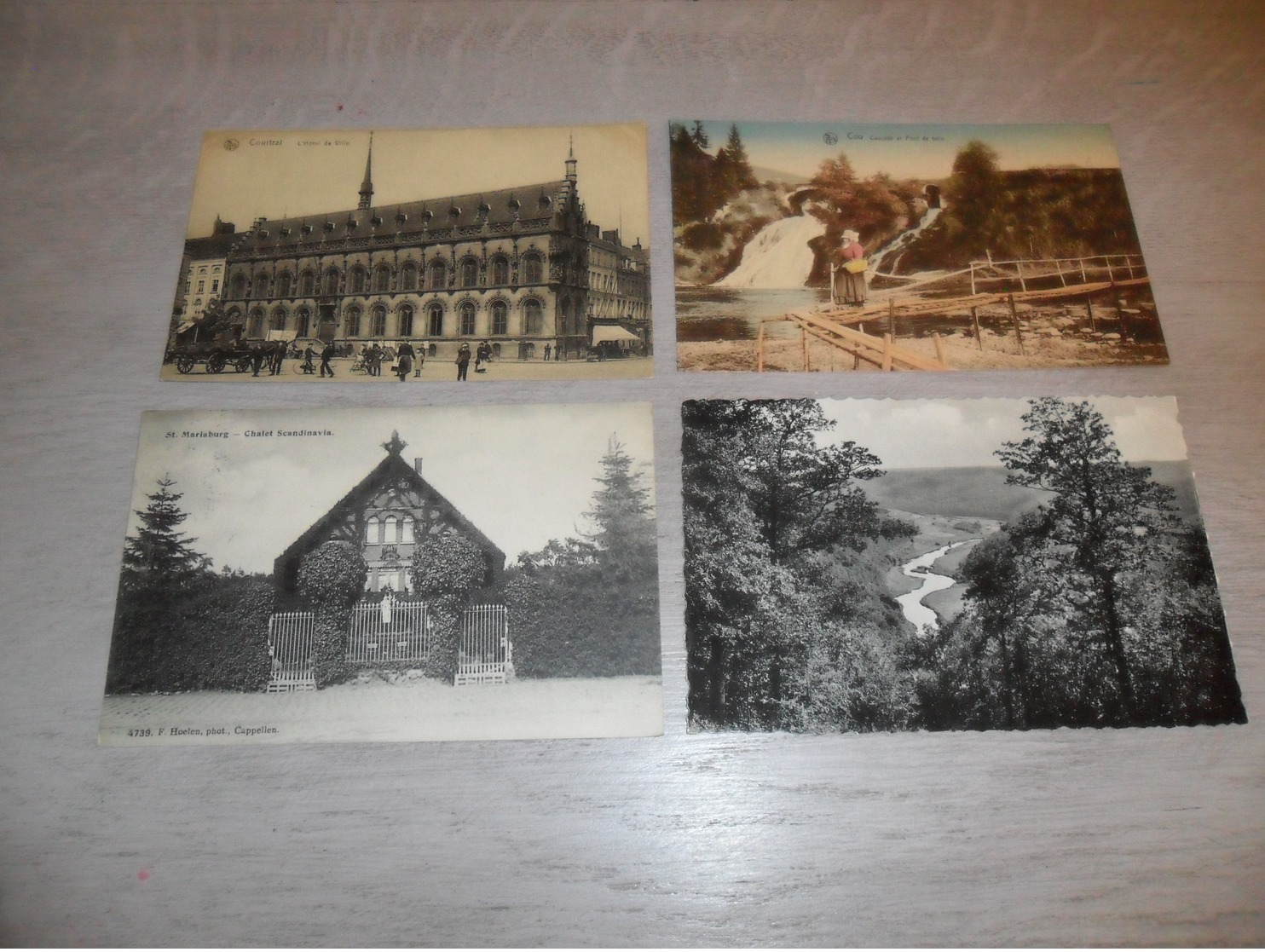 Grand beau lot de 100 cartes postales de Belgique        Groot mooi lot van 100 postkaarten van België