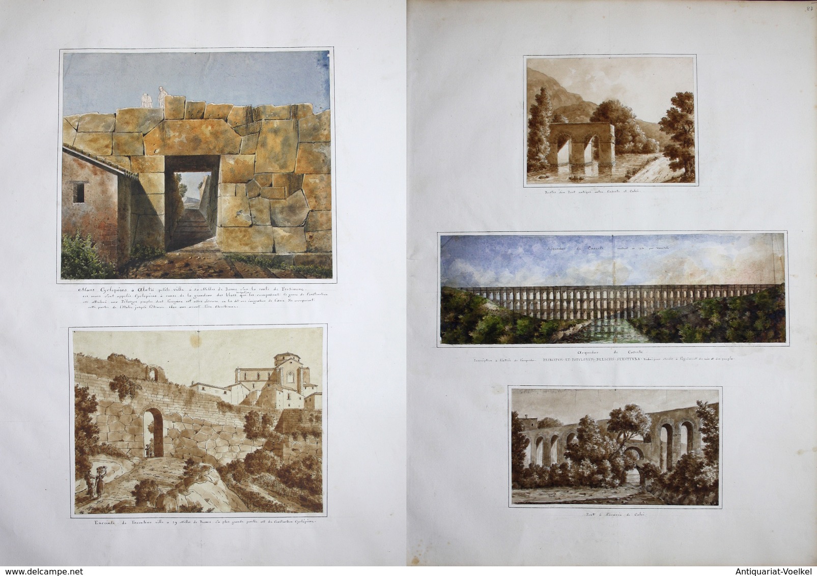 Mon Voyage de Rome à Naples fait en pied en 1821 en compagnie de Léopold Robert Peintre, Barbot, Benois, Thier