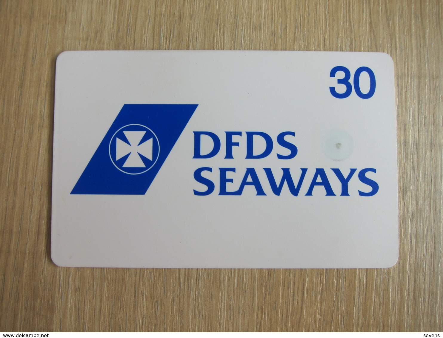 DFDS Seaways Chip Phonecard, 30 Units,white - Sweden