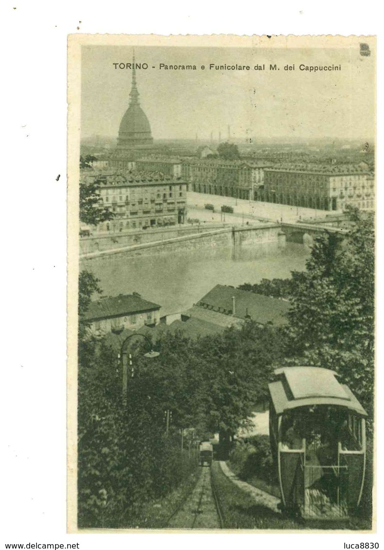 TORINO TRAM FUNICOLARE MONTE DEI CAPPUCCINI - Trasporti