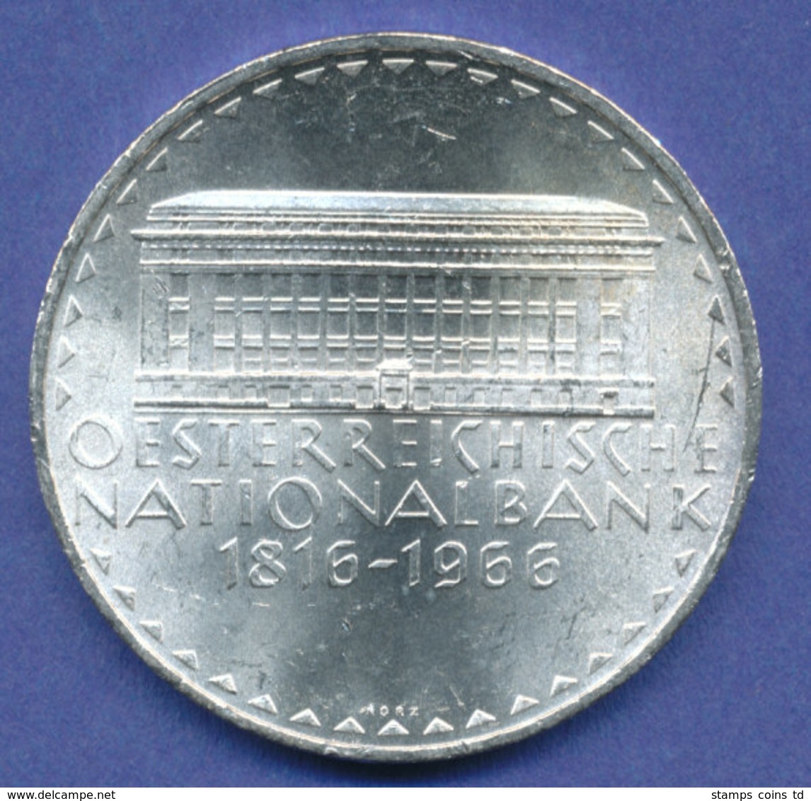 Österreich 50-Schilling Silber-Gedenkmünze 1966, Österreichische Nationalbank - Oesterreich