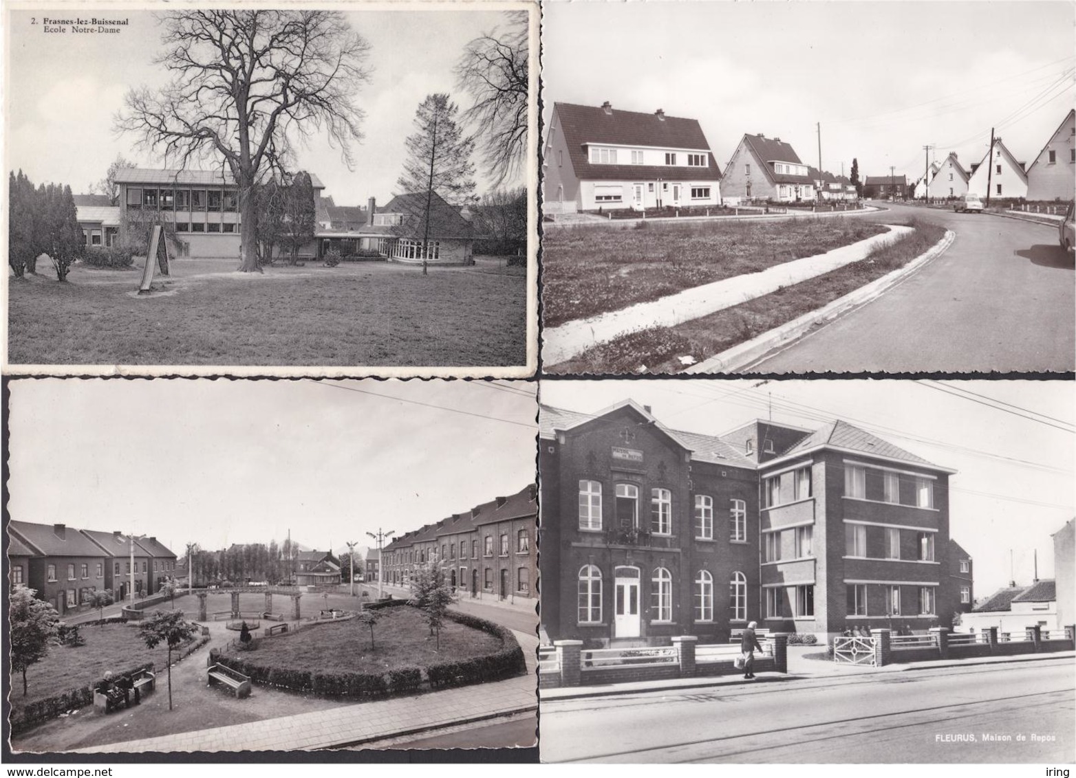 Beau lot de 64 cartes postales de Belgique grand format Mooi lot van 64 postkaarten van Belgie groot formaat