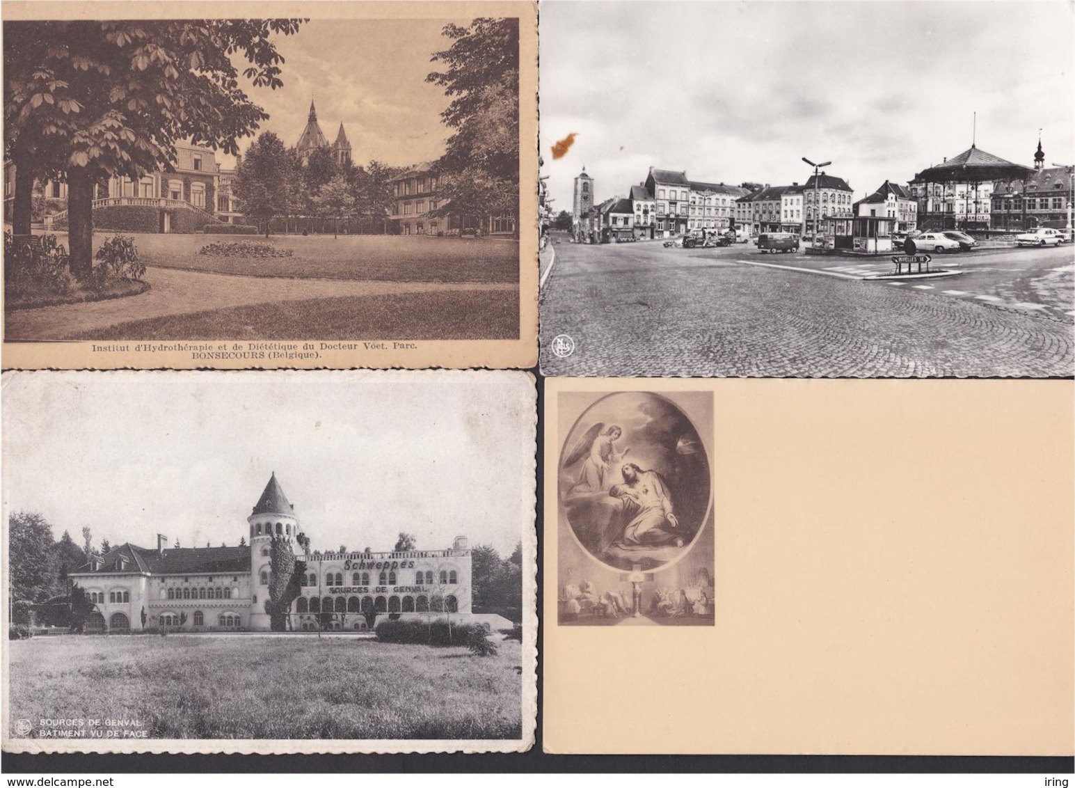 Beau lot de 64 cartes postales de Belgique grand format Mooi lot van 64 postkaarten van Belgie groot formaat