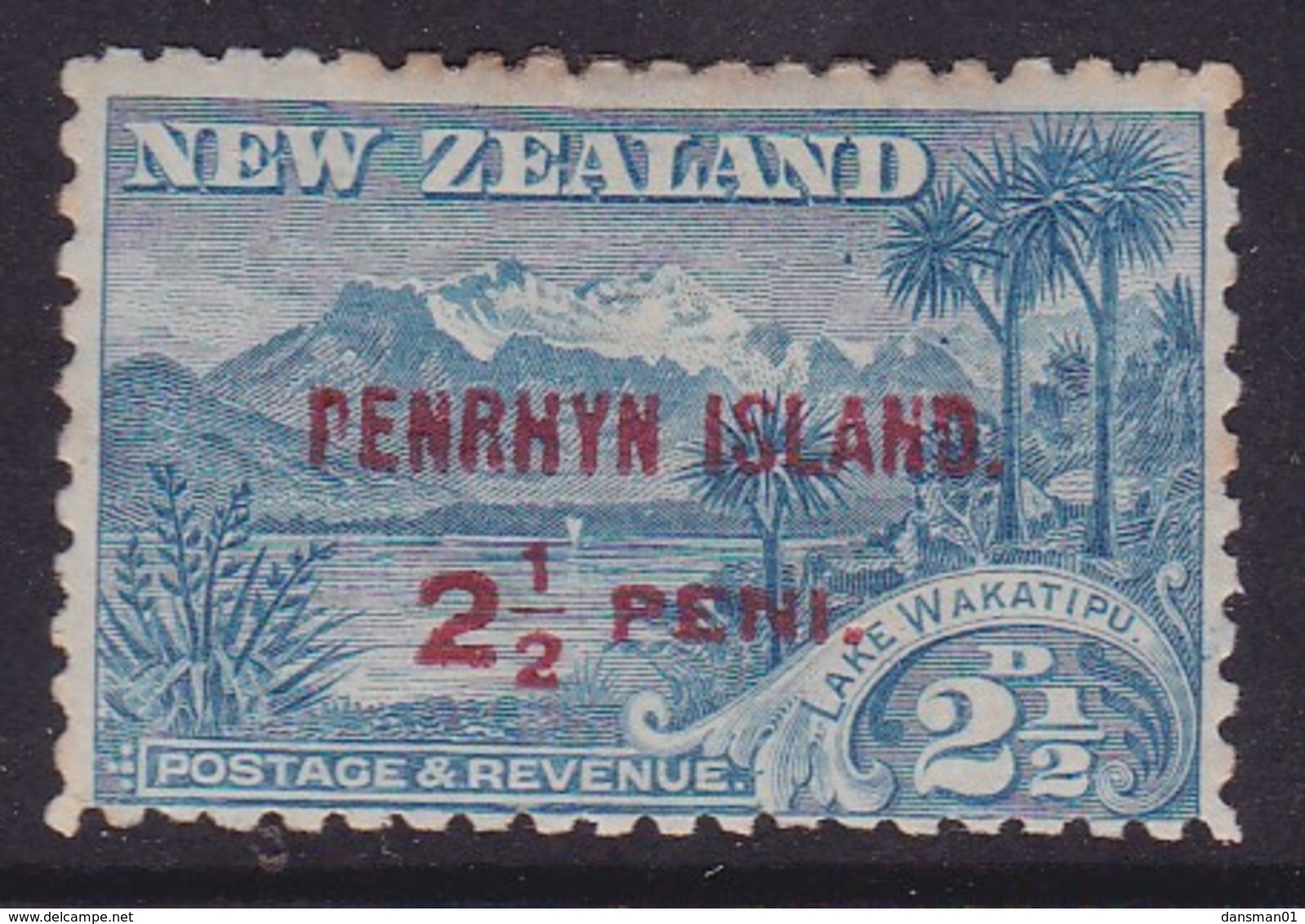 Penrhyn Island P.11 No Wmk SG 1 Mint Hinged Gum Toning - Penrhyn