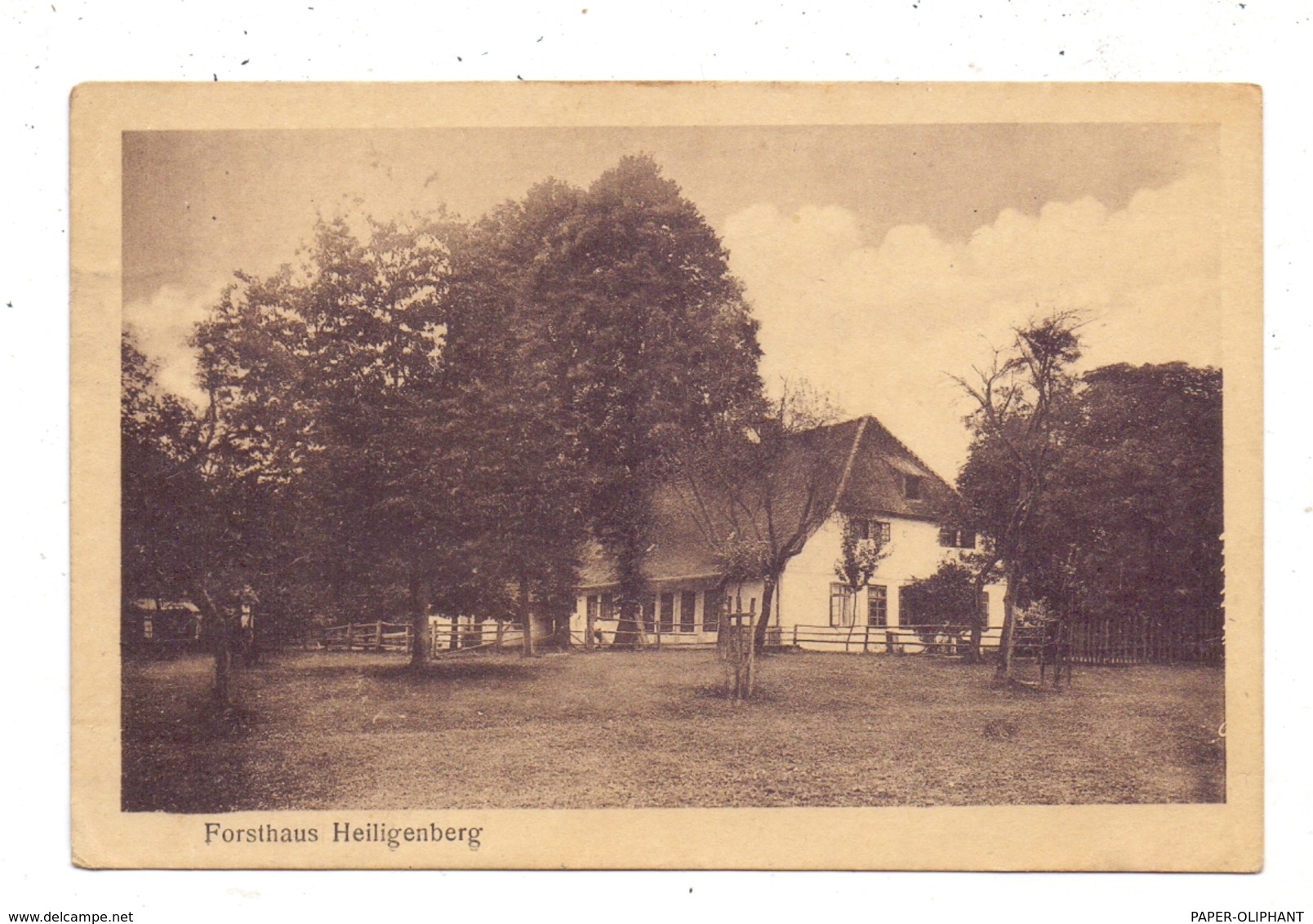 2814 BRUCHHAUSEN - VILSEN, Forsthaus Heiligenberg, 1920 - Diepholz