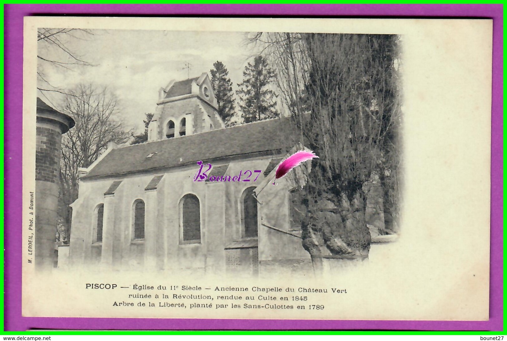 CPA - (95 Val D'Oise) - PISCOP - Eglise - Ancienne Chapelle Du Chateau Vert - Pontcelles