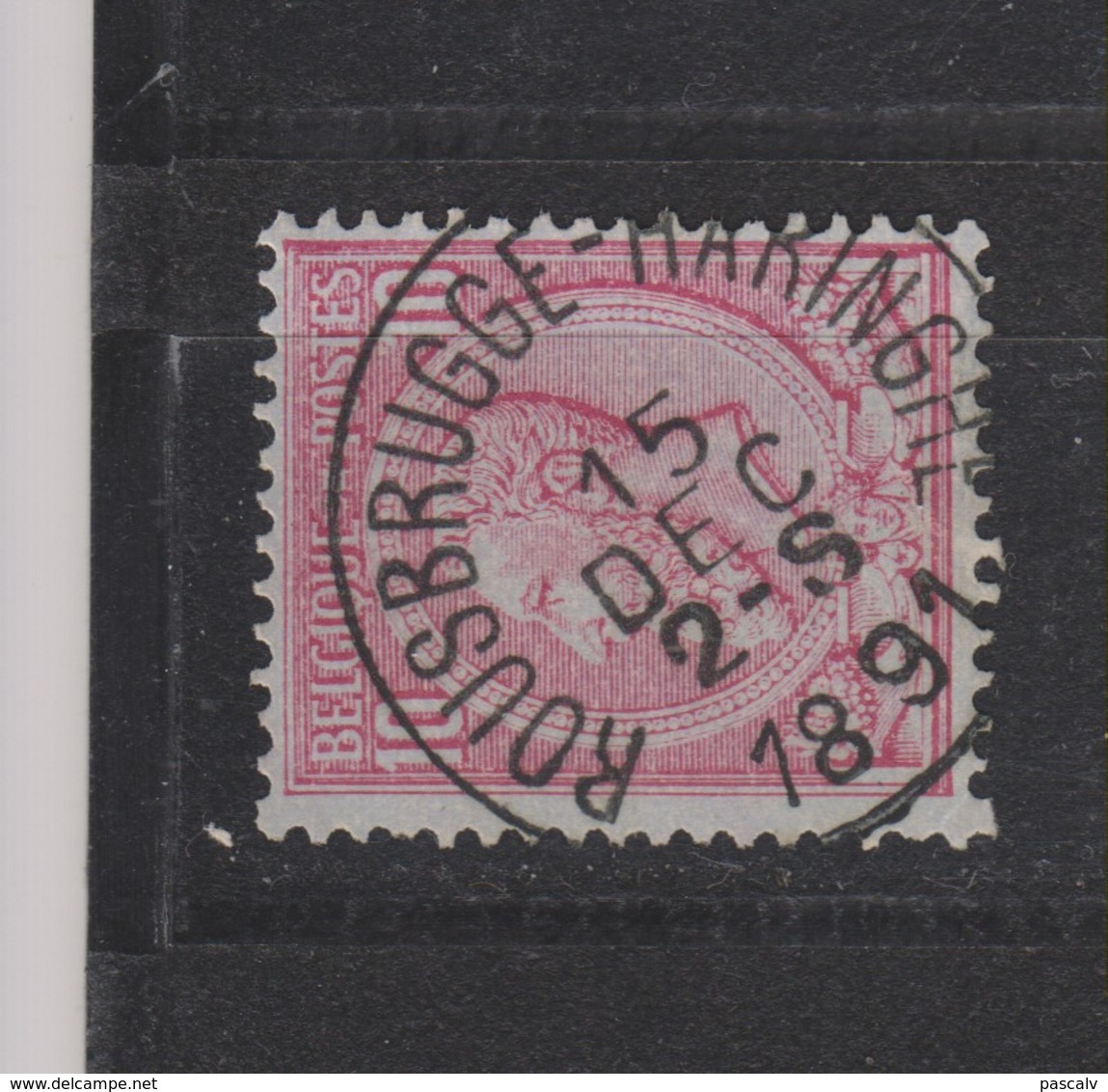 COB 46 Oblitération Centrale ROUSBRUGGE-HARINGHE Superbe - 1884-1891 Leopold II