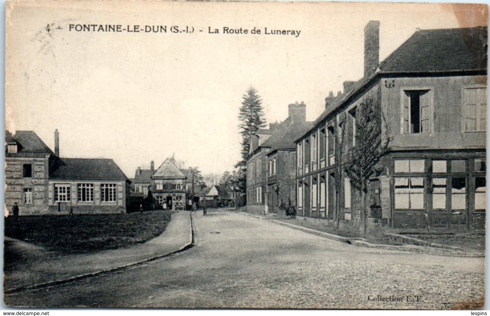 76 - FONTAINE Le DUN -- La Route De Luneray - Fontaine Le Dun