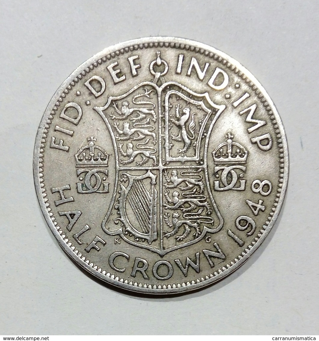 GRAN BRETAGNA / GREAT BRITAIN - HALF CROWN ( 1948 ) GEORGE VI - K. 1/2 Crown