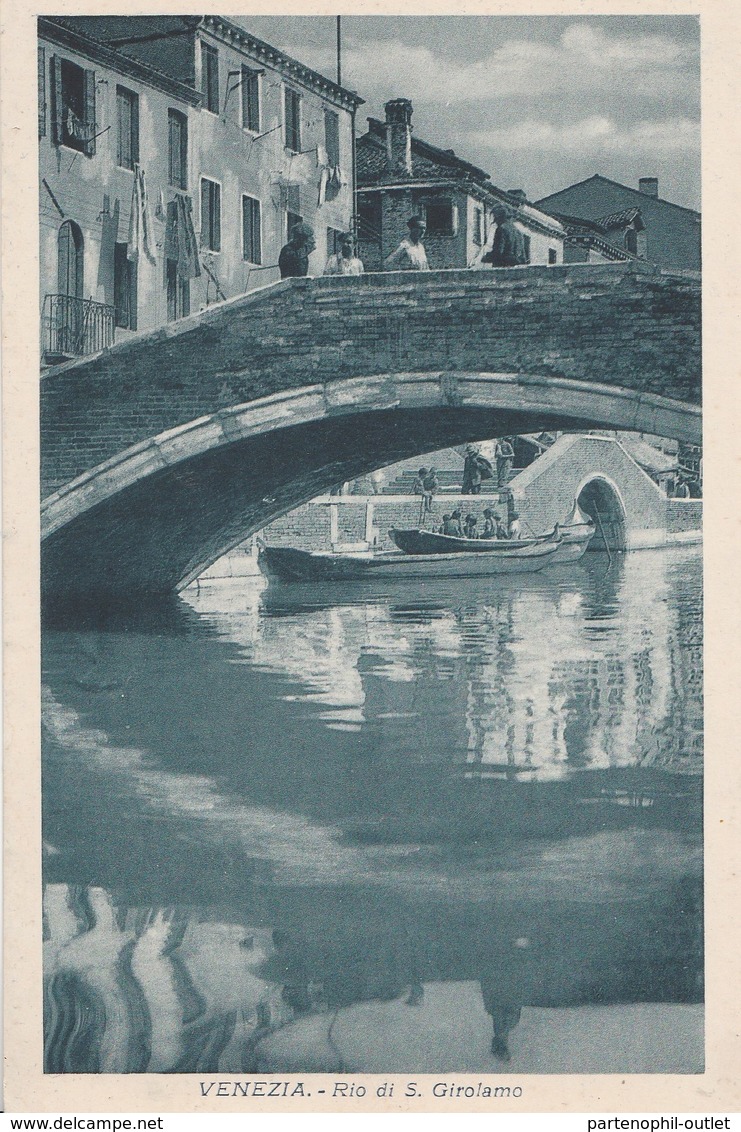 Cartolina  - Postcard / Non  Viaggiata -  Unsent /  Venezia, Rio Di S. Girolamo. - Venezia