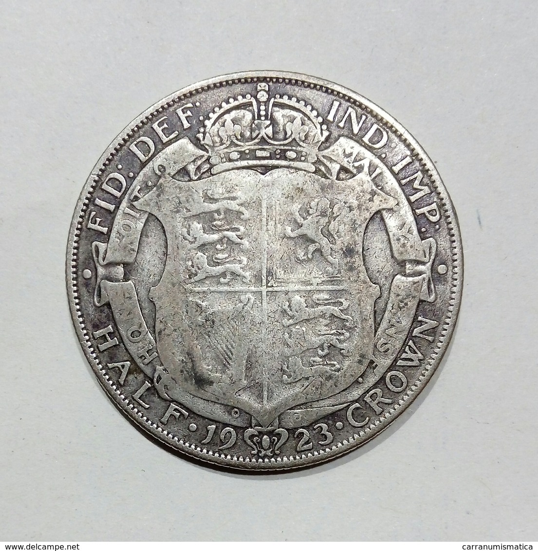 GRAN BRETAGNA / GREAT BRITAIN - HALF CROWN ( 1923 ) GEORGE V - K. 1/2 Crown