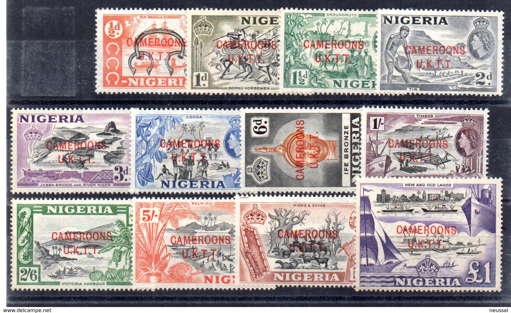 Serie Nº 1/12 Nigeria - Nigeria (...-1960)