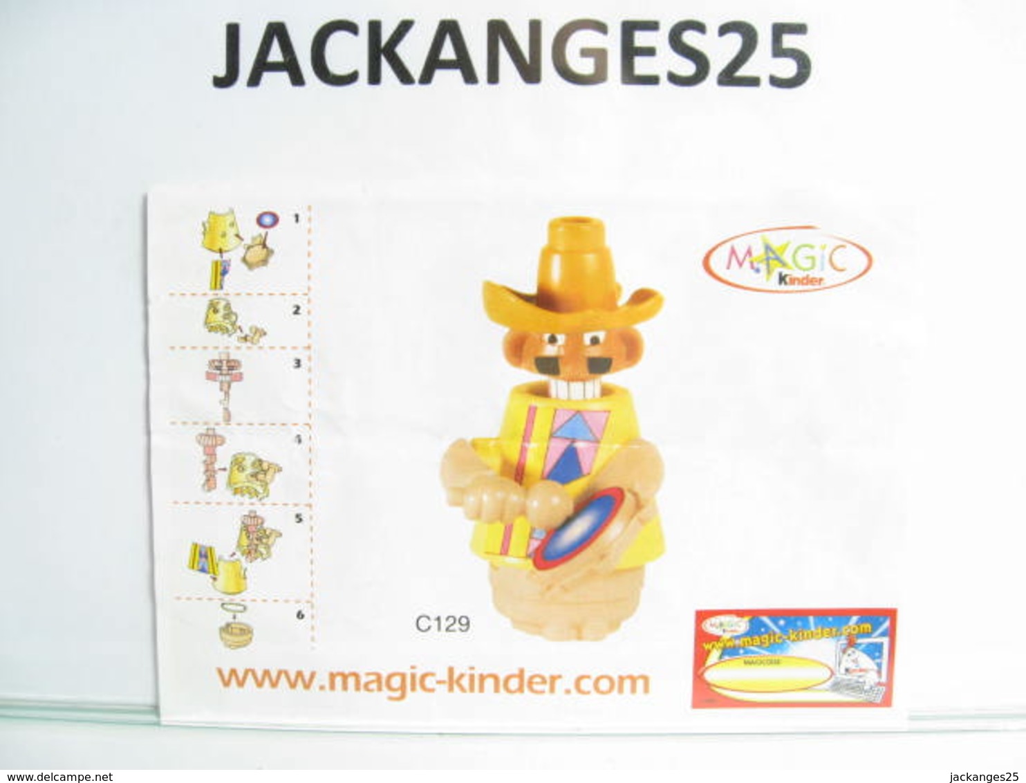 KINDER MEXICAIN MPG C 129 D4 VERT 2004  + BPZ EU + MAGIC CODE - Montables