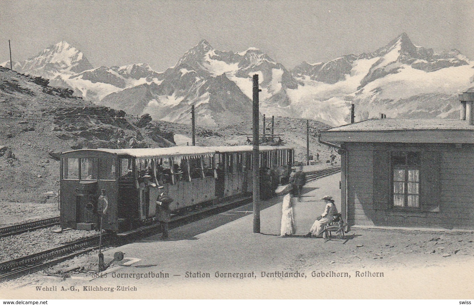 TRAIN STATION  GORNERGRAT GORNERGRATBAHN - Autres & Non Classés