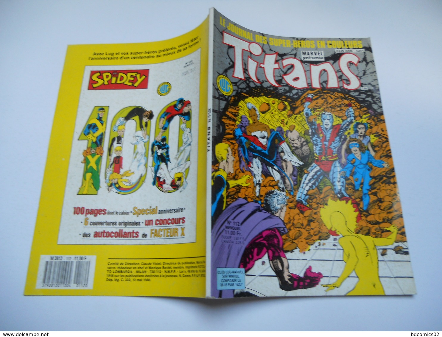 TITANS N°112 EDITION LUG BE ++ - Titans