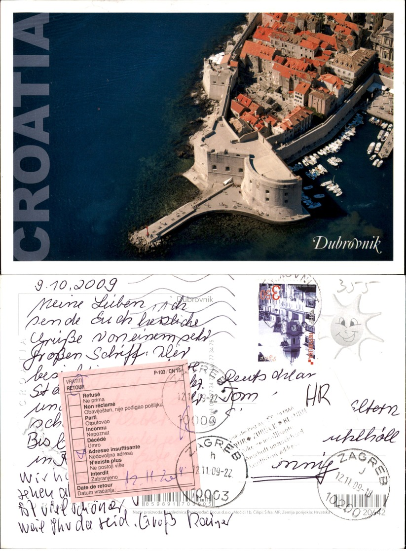 DUBROVNIK,CROATIA POSTCARD - Kroatien