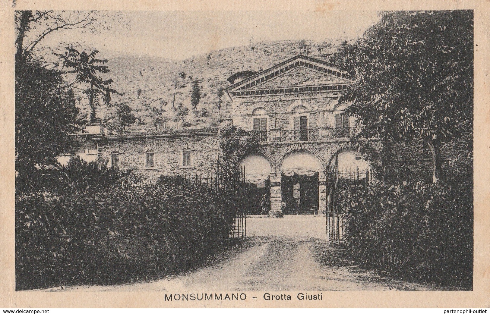 Cartolina  - Postcard /  Viaggiata -  Sent /  Monsumanno, Grotta Giusti. - Pistoia