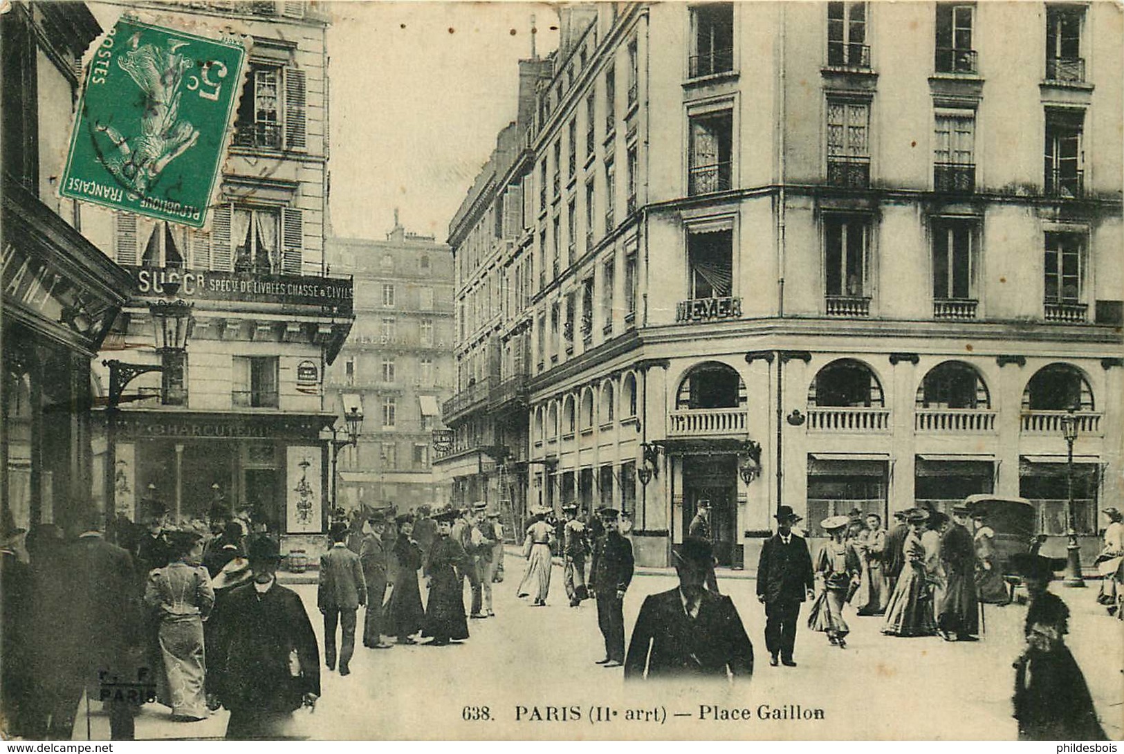 PARIS  2eme Arrondissement   PLACE GAILLON - Arrondissement: 02