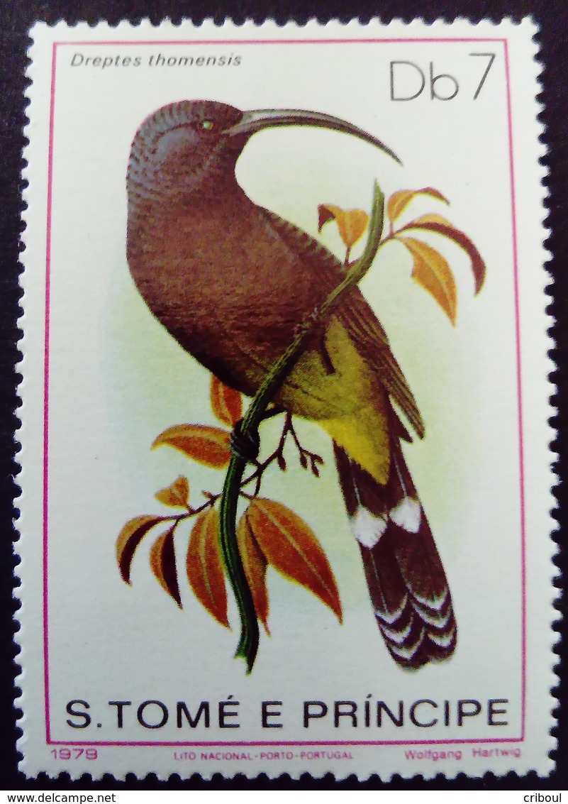 Sao Tome Et Principe 1979 Animal Oiseau Bird Yvert 559 ** MNH - São Tomé Und Príncipe