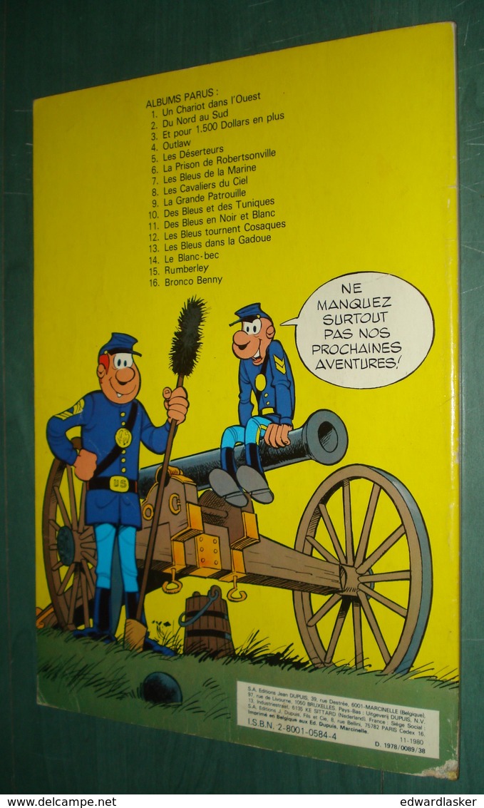 Les TUNIQUES BLEUES N°13 : Les Bleus Dans La Gadoue - Dupuis - Réimpression 1980 - Bon état - Tuniques Bleues, Les