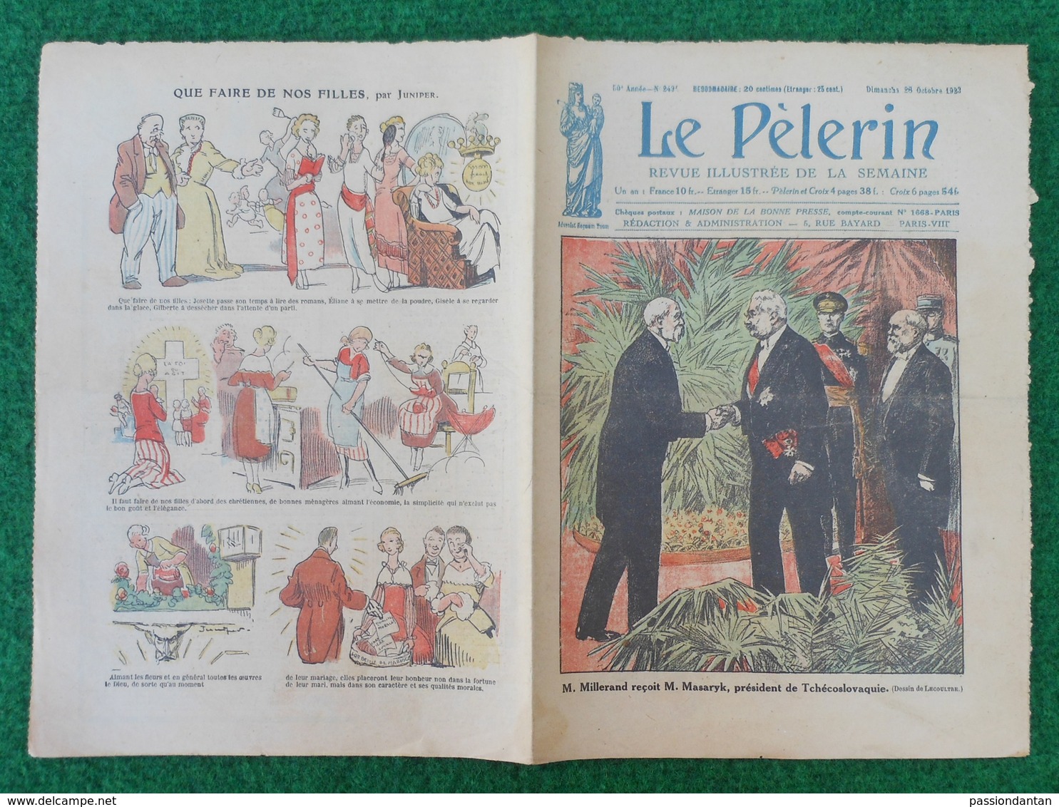 Revue Illustrée Le Pèlerin - Octobre 1923 - Les Armées Turques Font Leur Entrée Solennelle à Constantinople - Autres & Non Classés