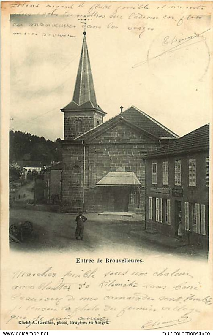 #100719 - 88 Entrée De BROUVELIEURES - A Carillon Photo Bruyères En Vosges - Brouvelieures