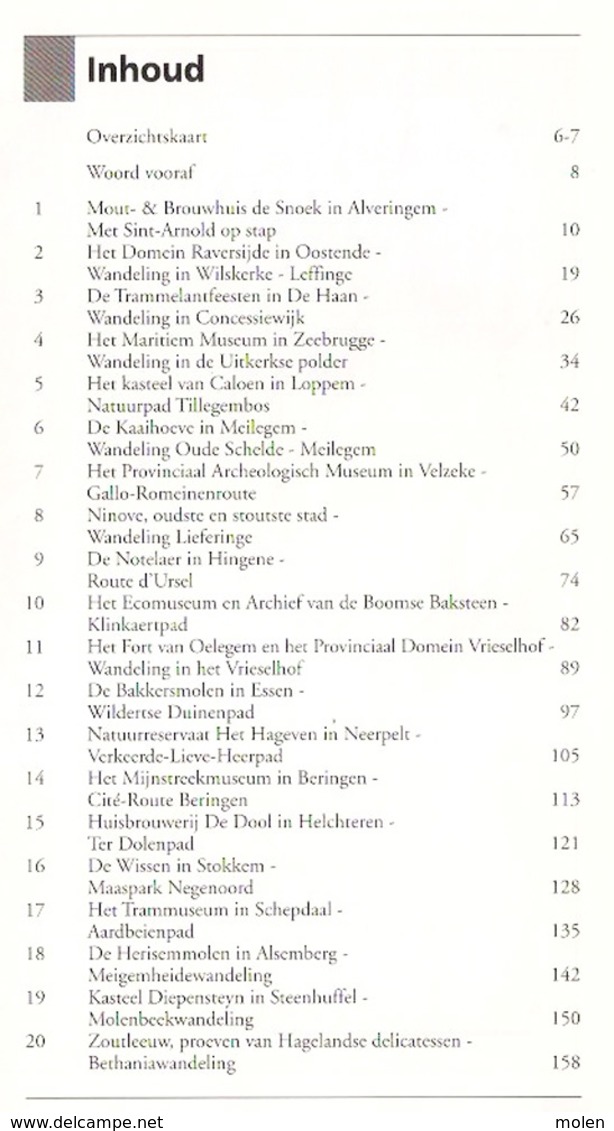 WANDEL-BOEK 20 ACTIEVE DAGUITSTAPPEN 20 Wandelingen In Lusvorm InVlaanderen ©1997 165blz LANNOO Wandelen Wandelaar Z189 - Sachbücher