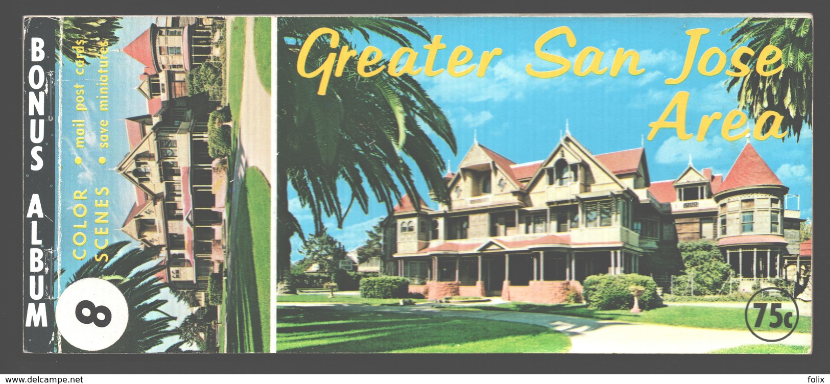 San Jose - Booklet Greater San José Area - 8 Mail Post Cards, Save Miniatures - 20,6 X 8,8 Cm - Complete - San Jose