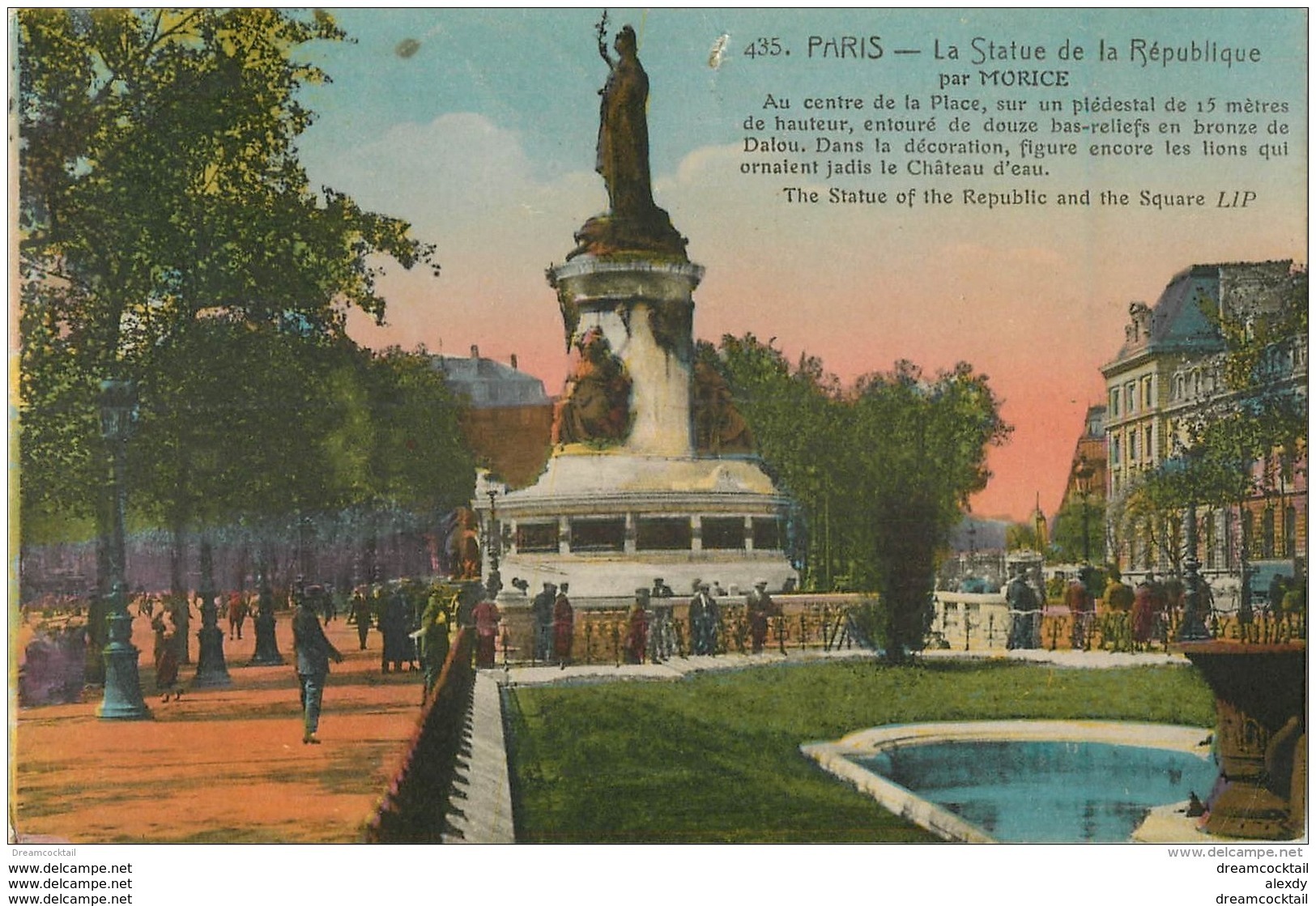 PROMOTION PARIS X. Place De La République 1925 - Arrondissement: 10