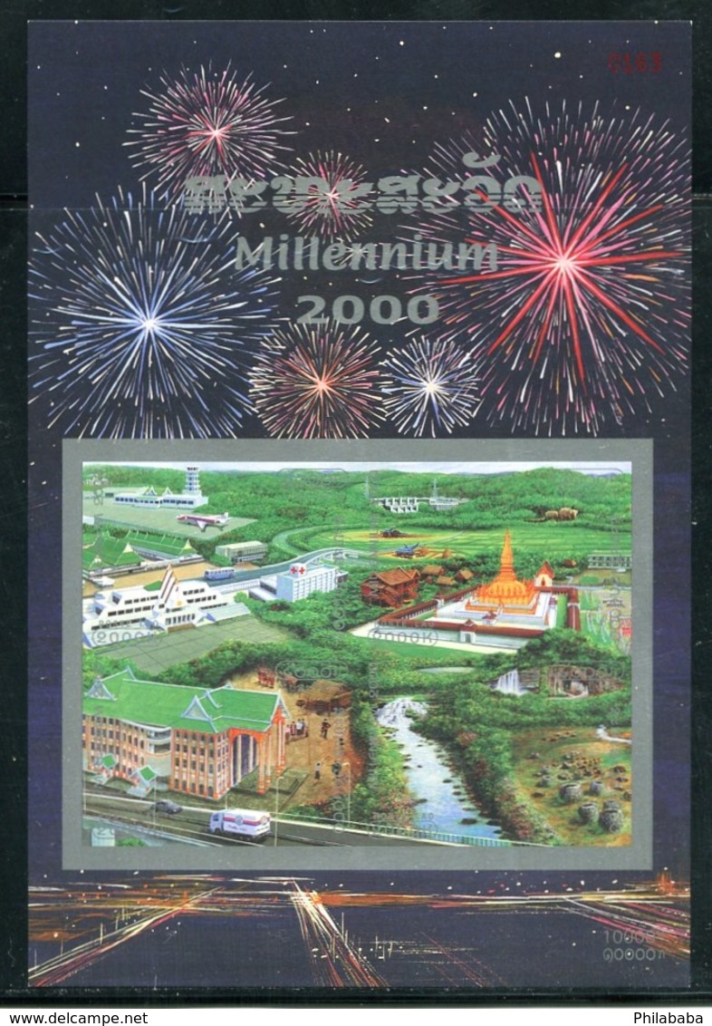 230 - Laos 2000  BF 150A Nd ; Block 177 B **  MNH  Millenium 2000 - Laos