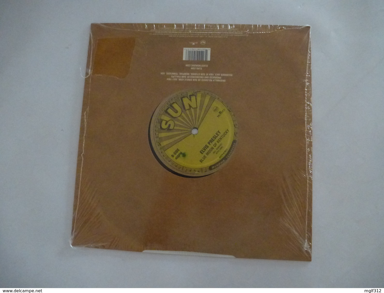 ELVIS PRESLEY : THAT'ALL RIGHT Vinyle 45RPM 25 CM BMG-SUN RECORDS édité En 2004 - Collectors