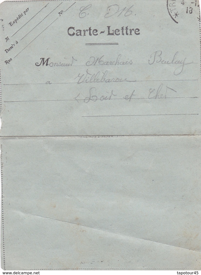 Cl 5)  Documents Divers / Courrier  3 Lettres 1915/18 - Documents