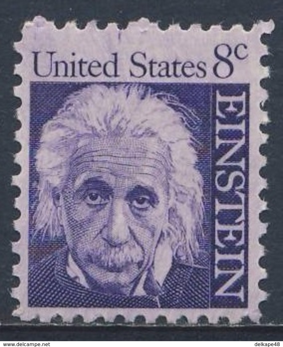 USA 1966 Mi 896 X SG 1267 ** Albert Einstein (1879-1955)  Physicist, Nobel Prize 1921 / Physiker, Nobelpreis 1921 - Nobelprijs