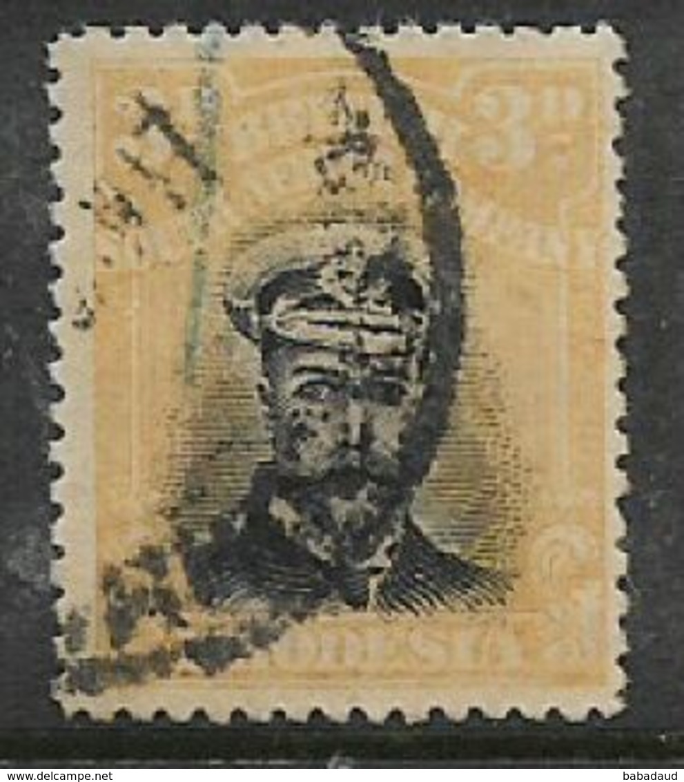 Southern Rhodesia / B.S.A.Co, 1913, Admiral, 3d Blck & Yellow, Die I, Perf 14,  Used - Southern Rhodesia (...-1964)