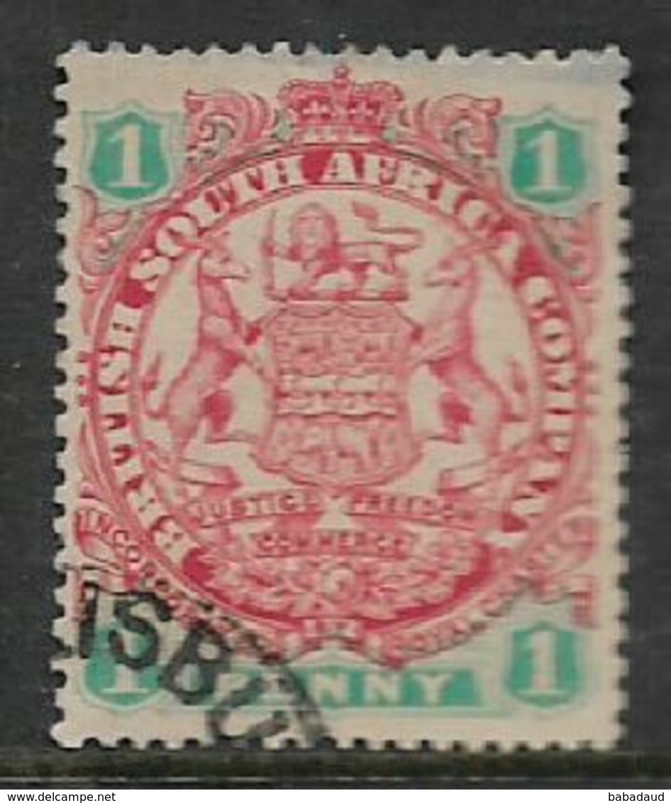 Southern Rhodesia / B.S.A.Co, 1896, Arms Die I, 1d,  Used - Southern Rhodesia (...-1964)