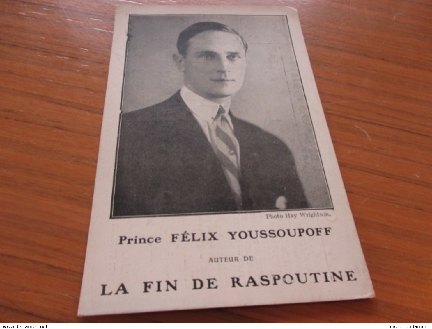 Prince Felix Youssoupoff Auteur De La Fin De Raspoutine - Ecrivains