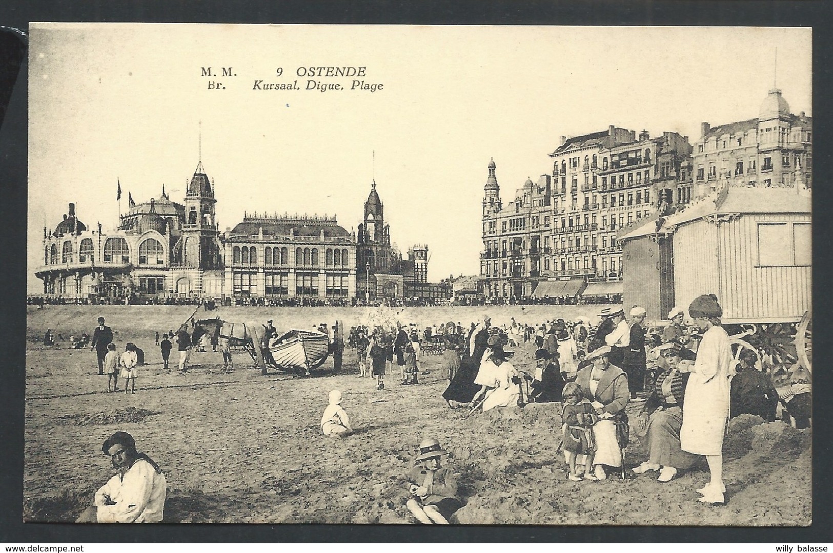 +++ CPA - OOSTENDE - OSTENDE - Kursaal, Digue Et Plage   // - Oostende