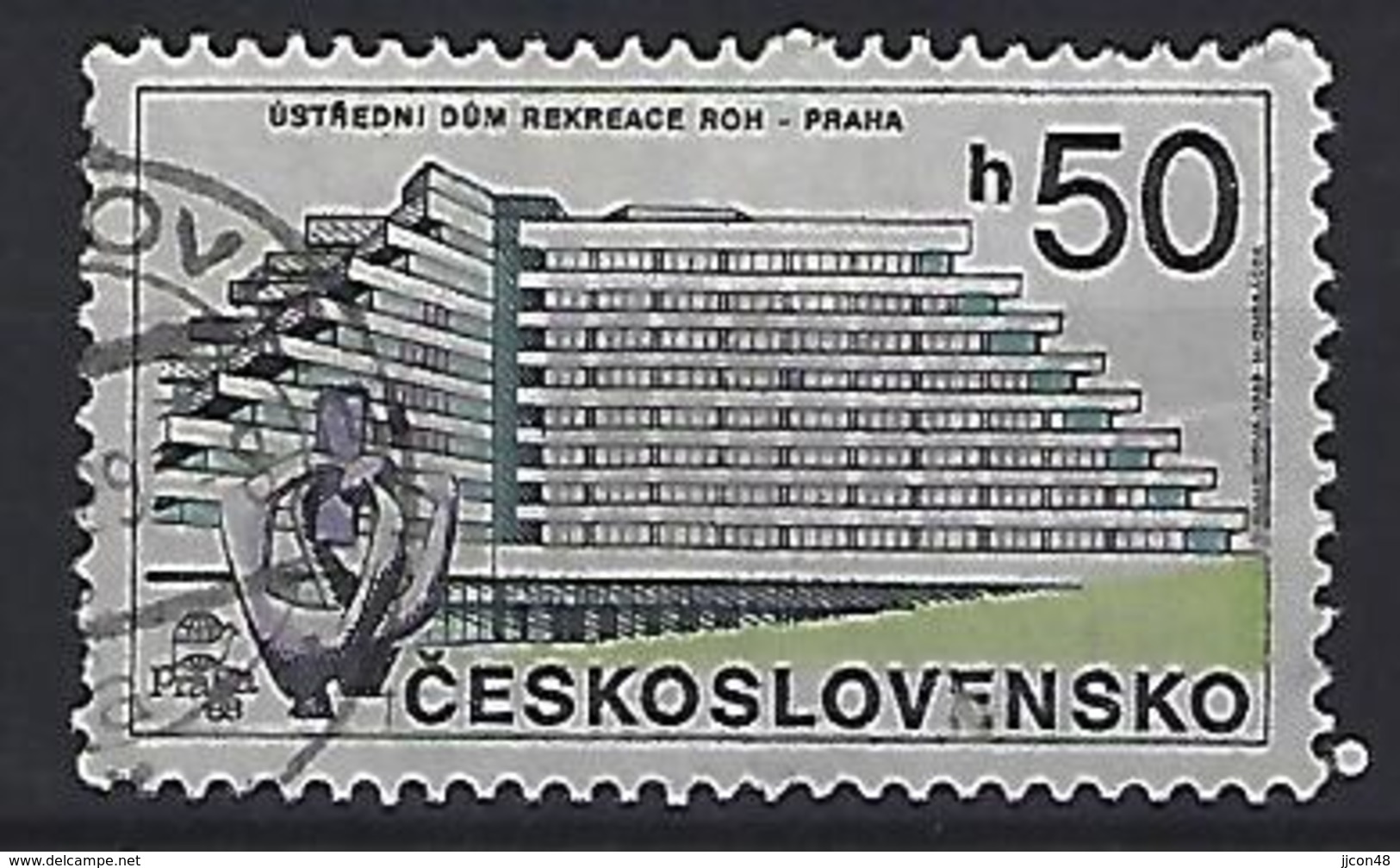 Czechoslovakia 1988  "PRAGA 88" (o) Mi.2966 A - Used Stamps