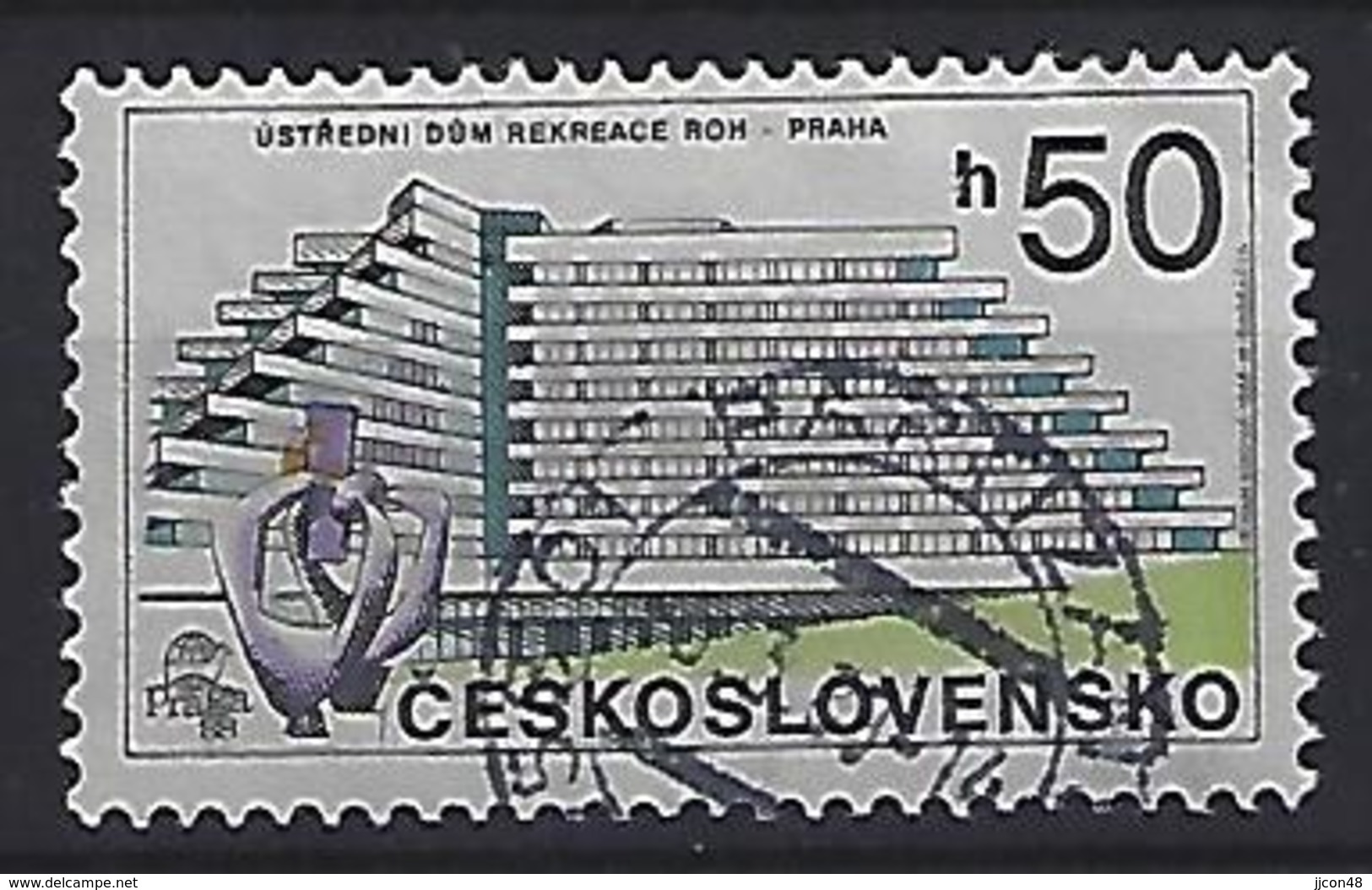 Czechoslovakia 1988  "PRAGA 88" (o) Mi.2966 A - Used Stamps