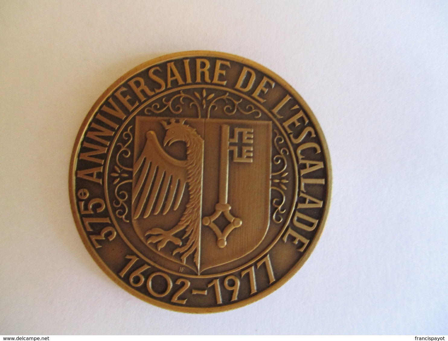 Suisse: Médaille 375e Anniversaire De L'escalade, Genève 1977 - Royaux / De Noblesse