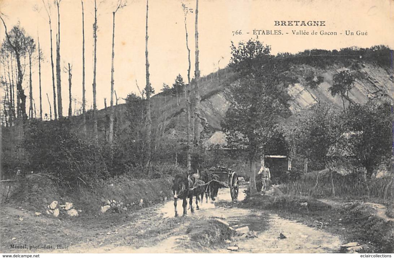 Etables Sur Mer         22      Vallée  De Gacon.  Un Gué           (voir Scan) - Etables-sur-Mer