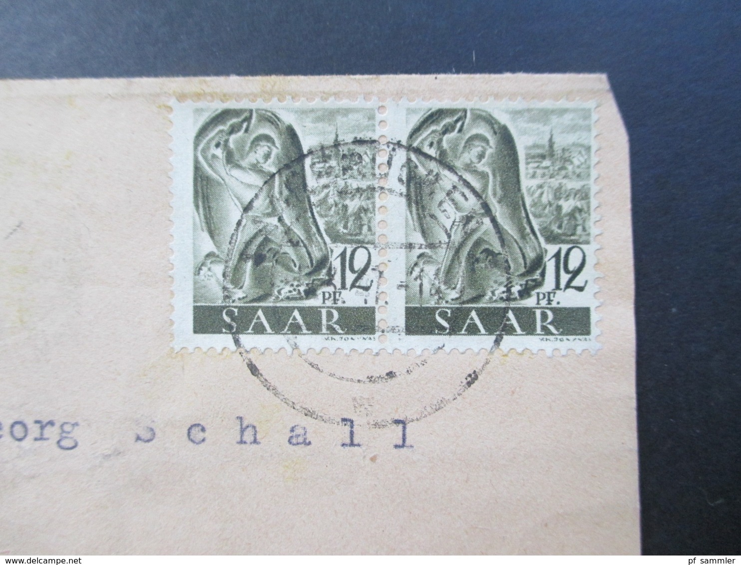 All. Besetzung Saargebiet 1947 - 55 Belege / Kartenposten mit 32 Stk. Firmenbriefe / Bedarf und Sonderstempel. MeF / EF