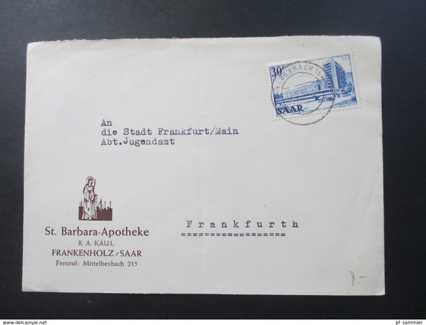 All. Besetzung Saargebiet 1947 - 55 Belege / Kartenposten mit 32 Stk. Firmenbriefe / Bedarf und Sonderstempel. MeF / EF