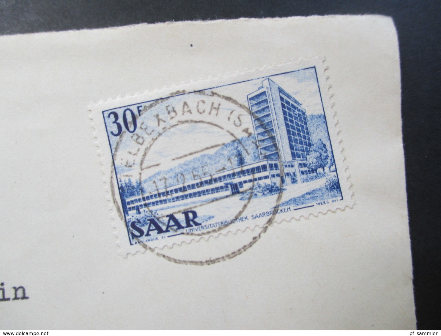 All. Besetzung Saargebiet 1947 - 55 Belege / Kartenposten mit 32 Stk. Firmenbriefe / Bedarf und Sonderstempel. MeF / EF