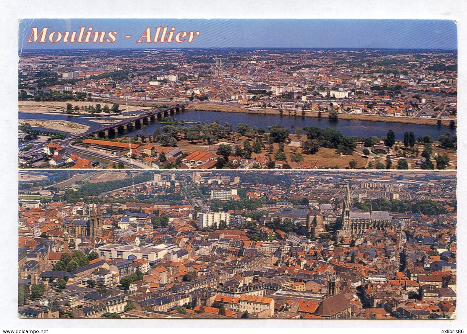 CP 03 MOULINS VUE AERIENNE .. REF100719 - Andere & Zonder Classificatie