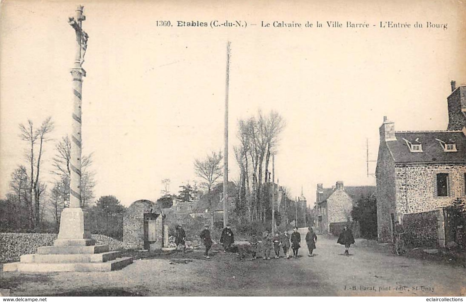 Etables Sur Mer         22      Le Calvaire De La Ville Barrée              (voir Scan) - Etables-sur-Mer