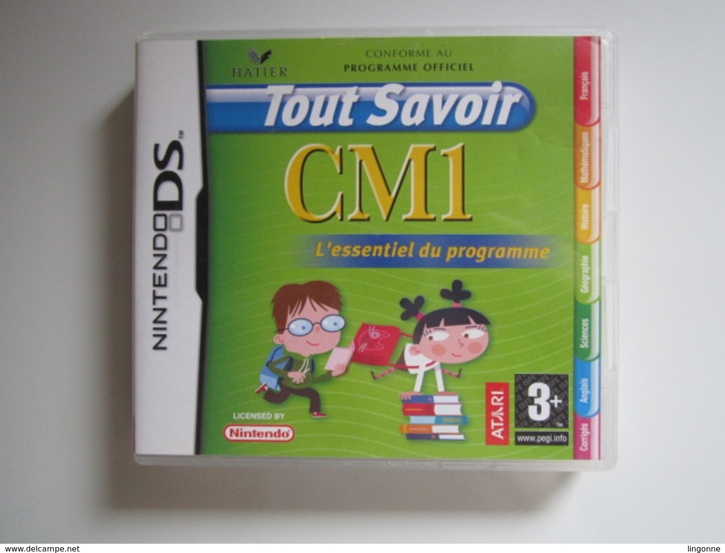 JEU Nintendo DS Tout Savoir CM1 L'essentiel Du Programme - Nintendo DS
