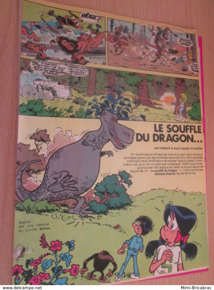 SPI2019 : PAGE Plastifiable Sur Demande REVUE SPIROU Année 1975 76 1 SOPHIE PAGE ANNONCE SORTIE NOUVEL ALBUM - Spirou Et Fantasio