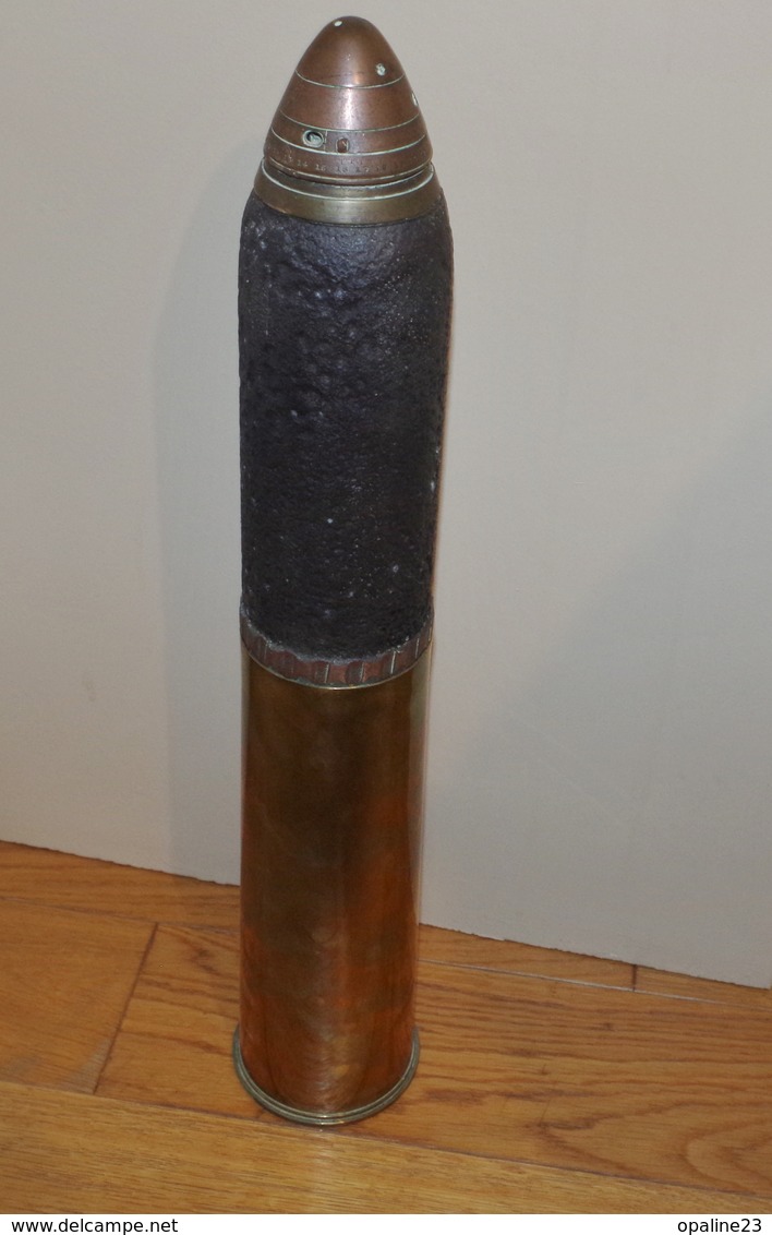 MILITARIA ANGLAIS OBUS DE 18 POUNDERS A VOIR WW1 1917 - Armes Neutralisées