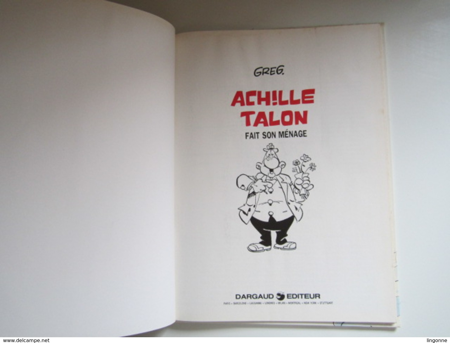 Achille Talon (Publicitaire) Shell N°2. Achille Talon Fait Son Ménage - Achille Talon